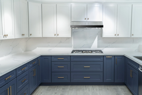 Navy Blue Cabinets
